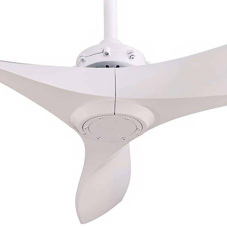Image 3 60" Minka Aire Aviation White Ceiling Fan with Remote Control more views