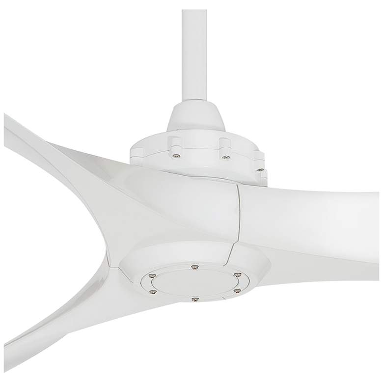 Image 3 60" Minka Aire Aviation White Ceiling Fan with Remote Control more views