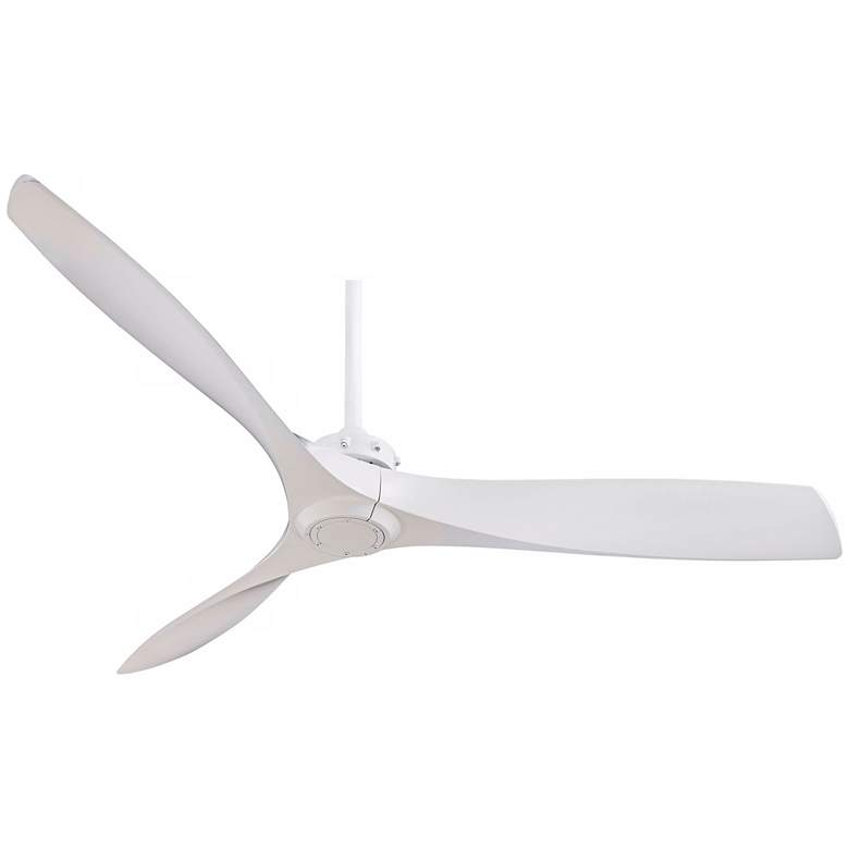 Image 5 60" Minka Aire Aviation White Ceiling Fan with Remote Control more views