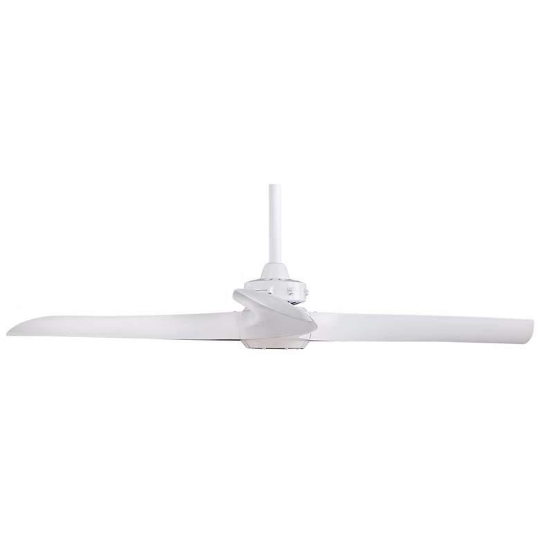 Image 7 60" Minka Aire Aviation White Ceiling Fan with Remote Control more views