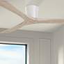 2_60" Minka Aire Avtur Flat White Damp Hugger Ceiling Fan with Remote
