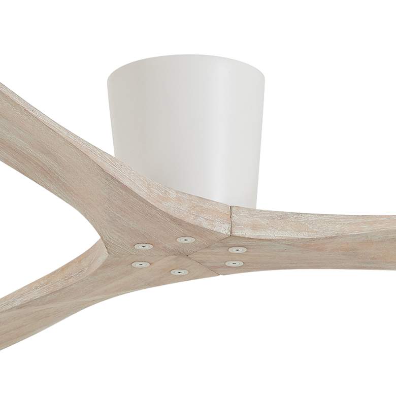Image 4 60" Minka Aire Avtur Flat White Damp Hugger Ceiling Fan with Remote more views