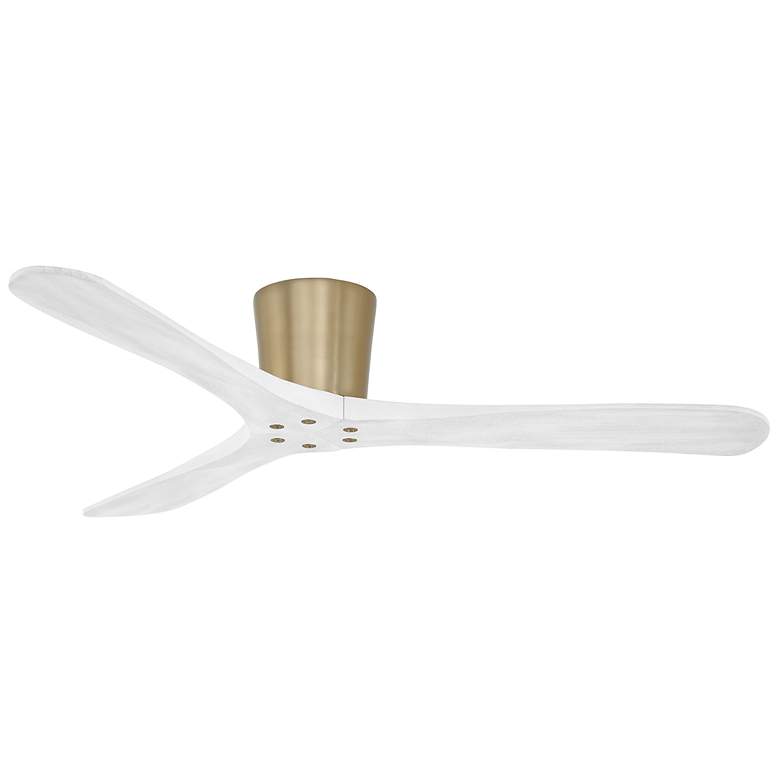 Image 3 60" Minka Aire Avtur Soft Brass Damp Hugger Ceiling Fan with Remote