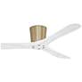 6_60" Minka Aire Avtur Soft Brass Damp Hugger Ceiling Fan with Remote more views