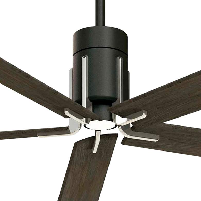 Image 3 60 inch Minka Aire Clean Matte Black LED Modern Ceiling Fan with Remote more views