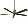 60" Minka Aire Clean Oil Rubbed Bronze LED Ceiling Fan with Remote