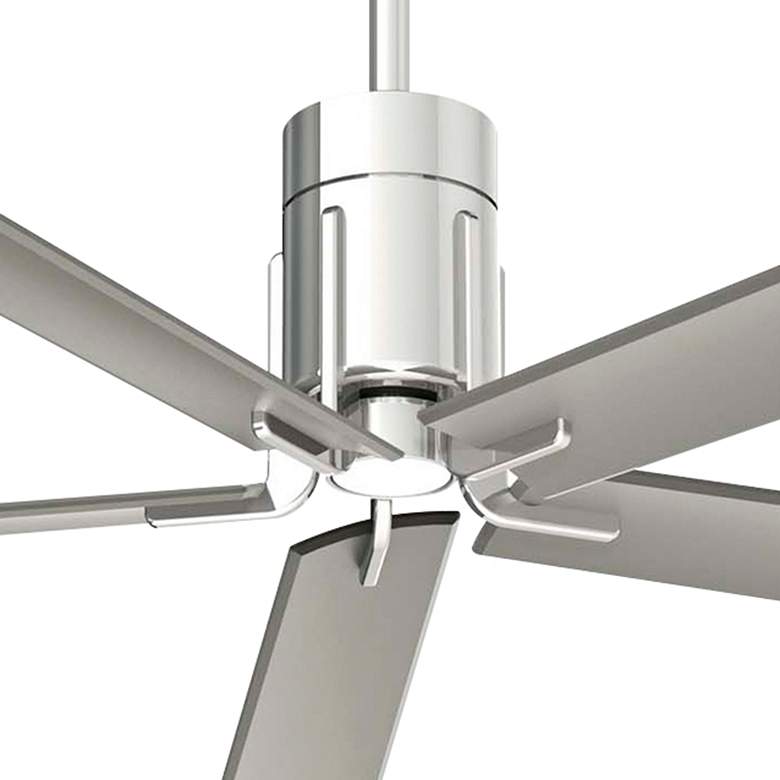Image 3 60 inch Minka Aire Clean Polished Nickel LED Ceiling Fan with Remote more views