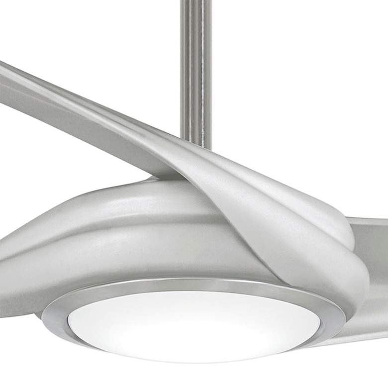 60&quot; Minka Aire Curl Brushed Nickel and Silver LED Smart Ceiling Fan more views