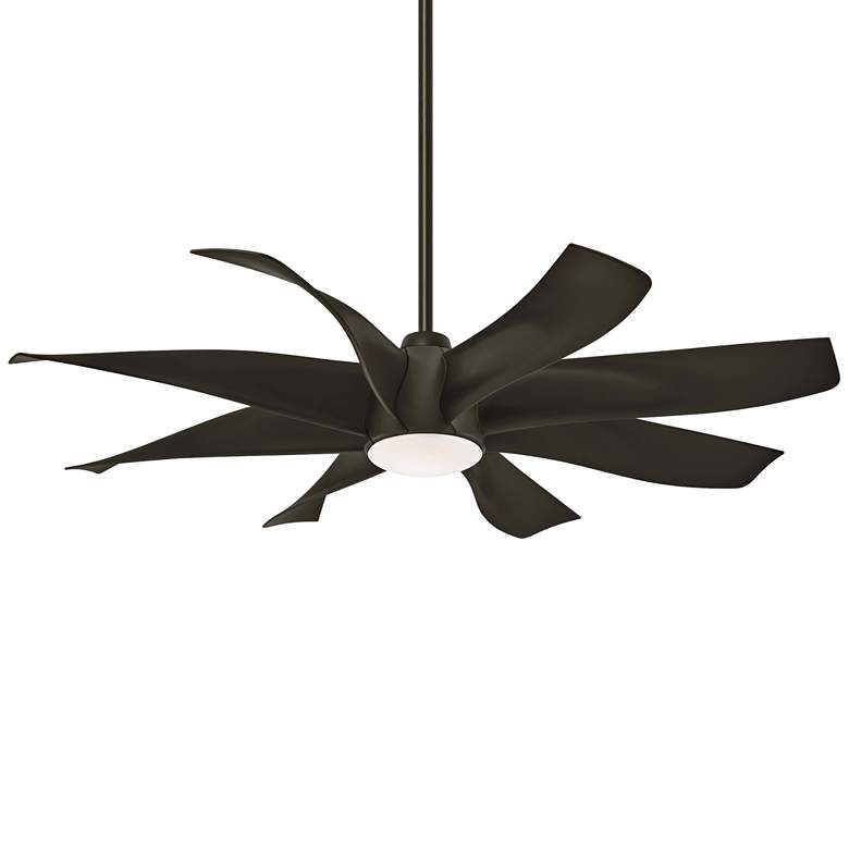 Image 2 60 inch Minka Aire Dream Bronze 8-Blade LED Ceiling Fan with Remote