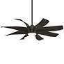 60" Minka Aire Dream Bronze 8-Blade LED Ceiling Fan with Remote
