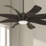 60" Minka Aire Dream Bronze 8-Blade LED Ceiling Fan with Remote