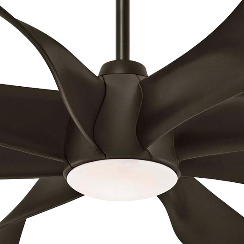 Image 3 60" Minka Aire Dream Bronze 8-Blade LED Ceiling Fan with Remote more views