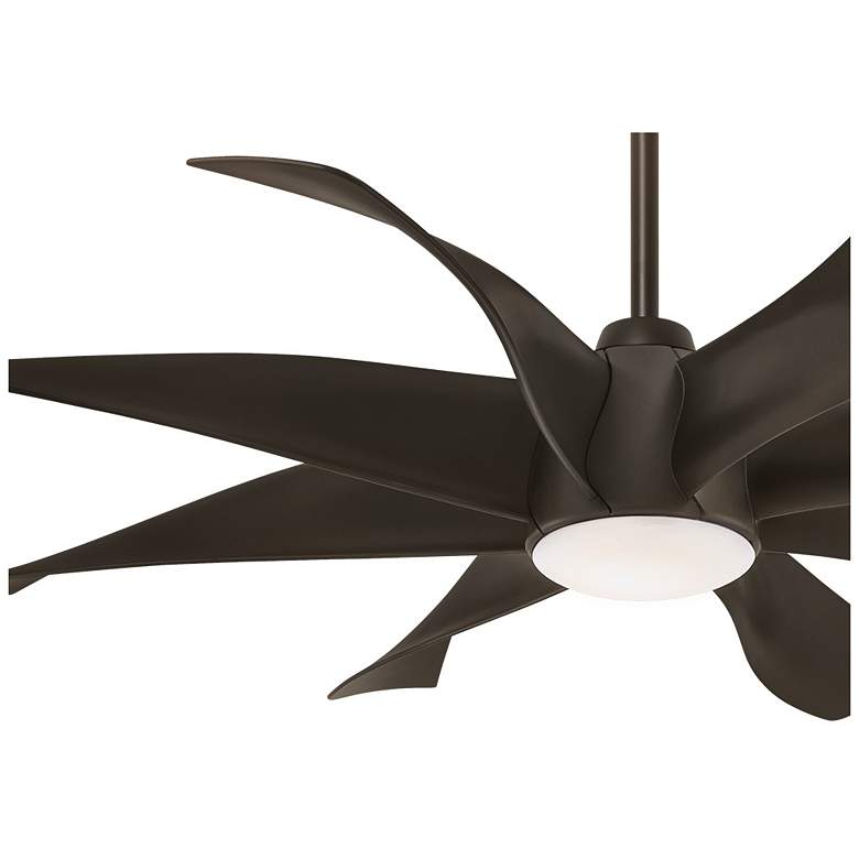 Image 5 60" Minka Aire Dream Bronze 8-Blade LED Ceiling Fan with Remote more views
