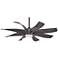 60" Minka Aire Dream Star Graphite Steel LED Ceiling Fan with Remote