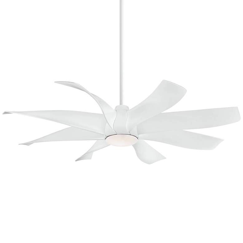 Image 2 60 inch Minka Aire Dream Star LED White Indoor Ceiling Fan with Remote