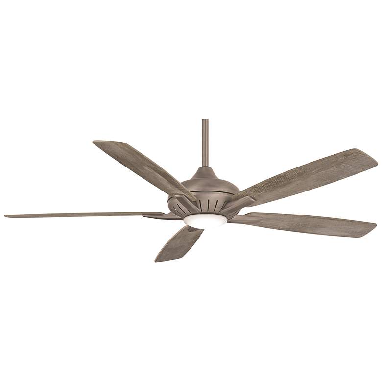 Image 2 60" Minka Aire Dyno XL Nickel Finish LED Smart Ceiling Fan