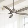 60" Minka Aire Dyno XL Nickel Finish LED Smart Ceiling Fan