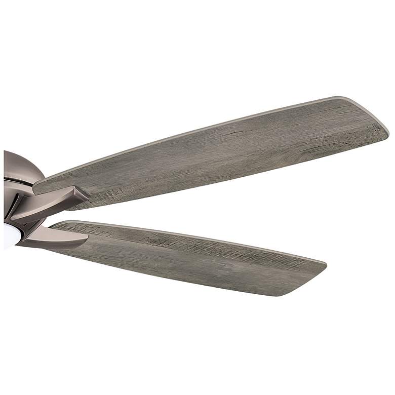 Image 5 60" Minka Aire Dyno XL Nickel Finish LED Smart Ceiling Fan more views