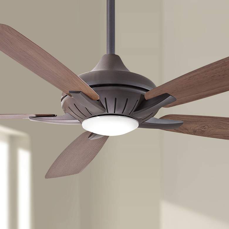 Image 1 60 inch Minka Aire Dyno XL Oil-Rubbed Bronze LED Smart Ceiling Fan