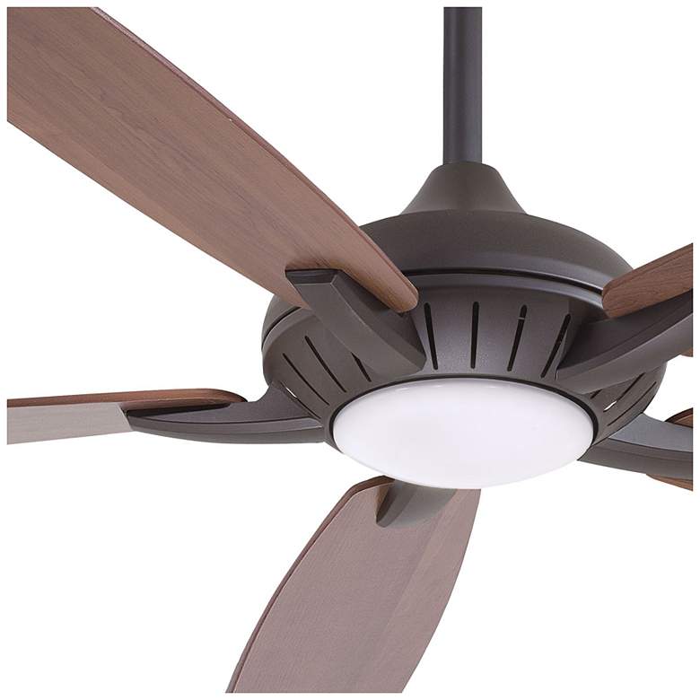 Image 3 60" Minka Aire Dyno XL Oil-Rubbed Bronze LED Smart Ceiling Fan more views