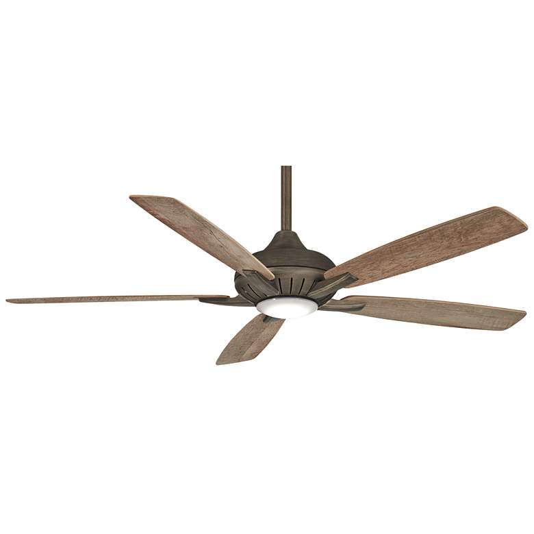Image 2 60 inch Minka Aire Dyno XL Smart Fan Bronze LED Ceiling Fan with Remote