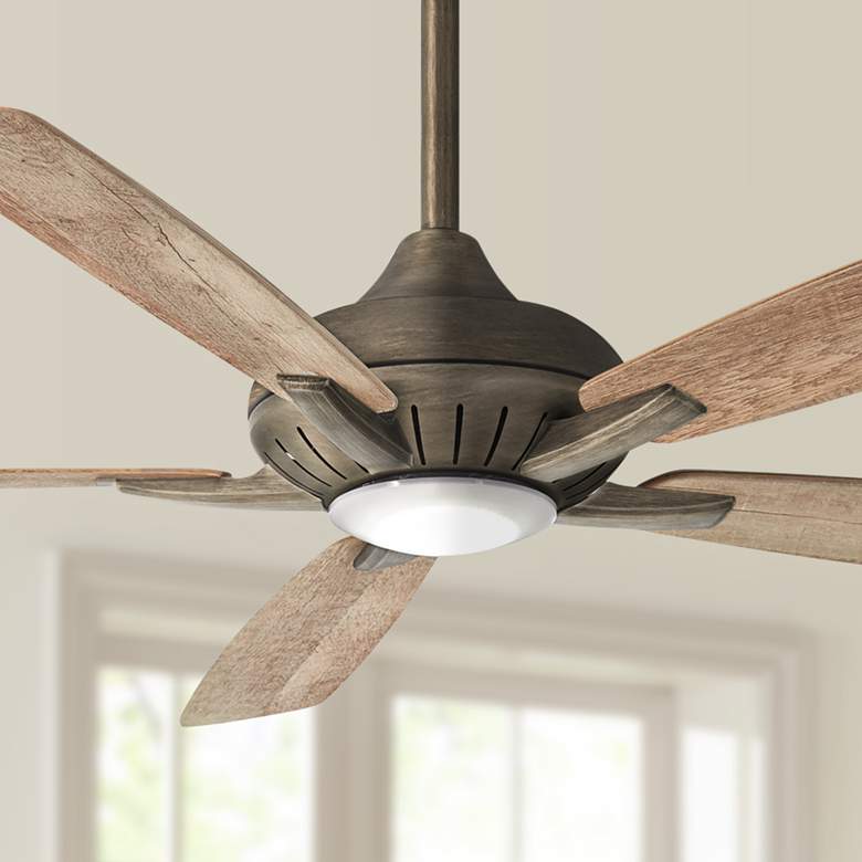 Image 1 60 inch Minka Aire Dyno XL Smart Fan Bronze LED Ceiling Fan with Remote
