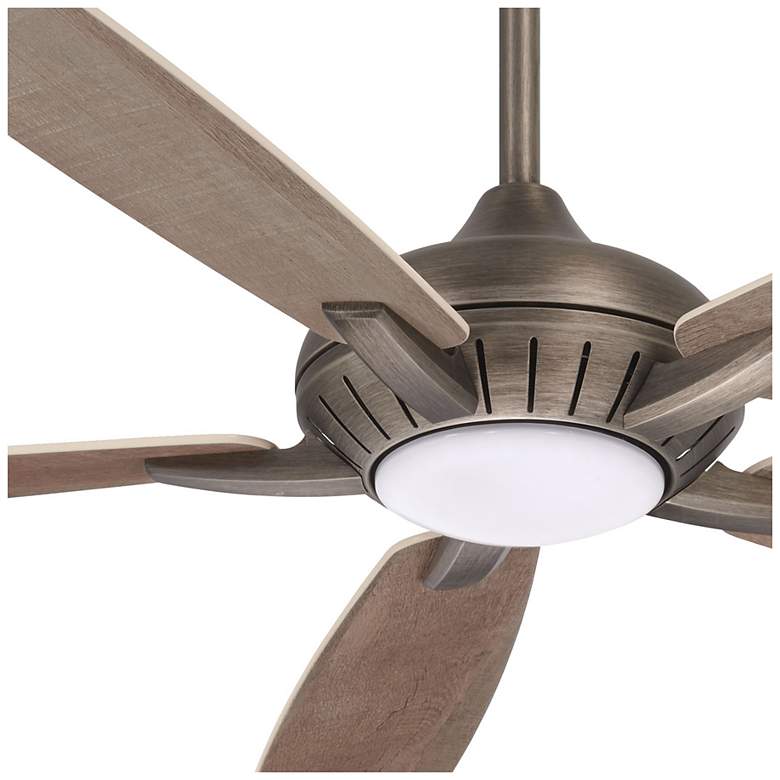 Image 3 60" Minka Aire Dyno XL Smart Fan Bronze LED Ceiling Fan with Remote more views