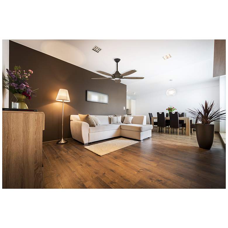 Image 7 60" Minka Aire Dyno XL Smart Fan Bronze LED Ceiling Fan with Remote more views