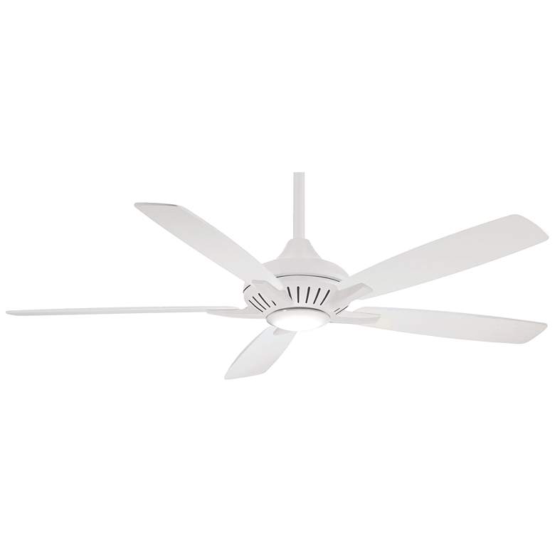 Image 2 60" Minka Aire Dyno XL White Finish LED Smart Ceiling Fan