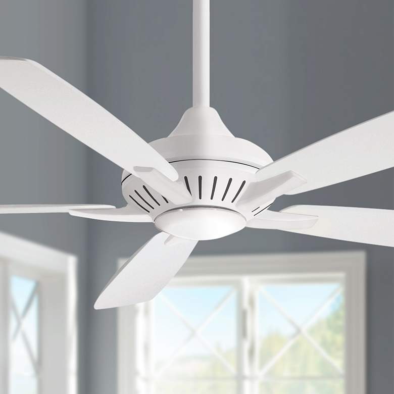 Image 1 60" Minka Aire Dyno XL White Finish LED Smart Ceiling Fan