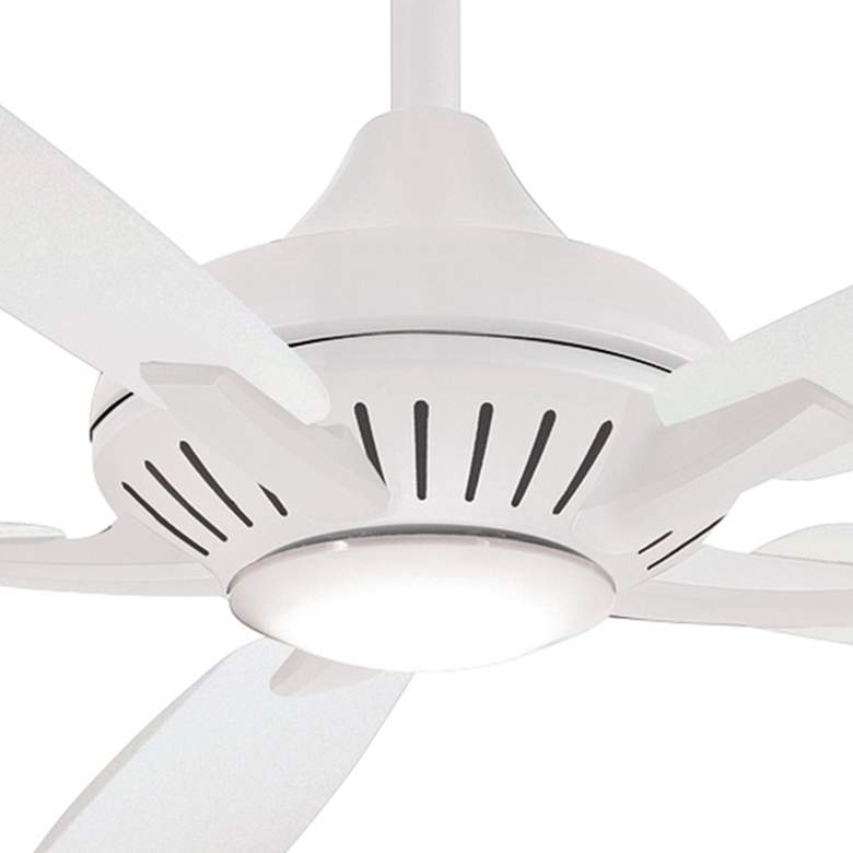 Image 3 60 inch Minka Aire Dyno XL White Finish LED Smart Ceiling Fan more views
