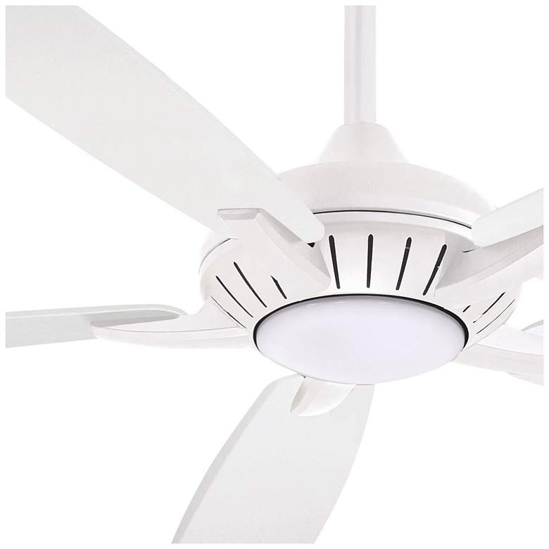 Image 3 60" Minka Aire Dyno XL White Finish LED Smart Ceiling Fan more views