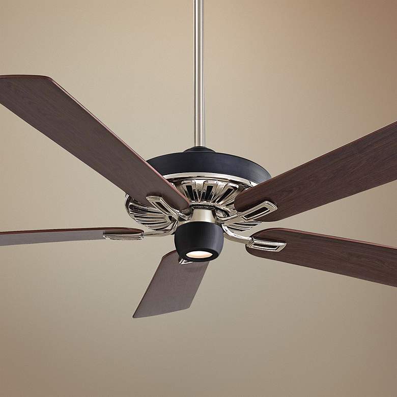 Image 1 60 inch Minka Aire Iconic Black and Nickel Ceiling Fan