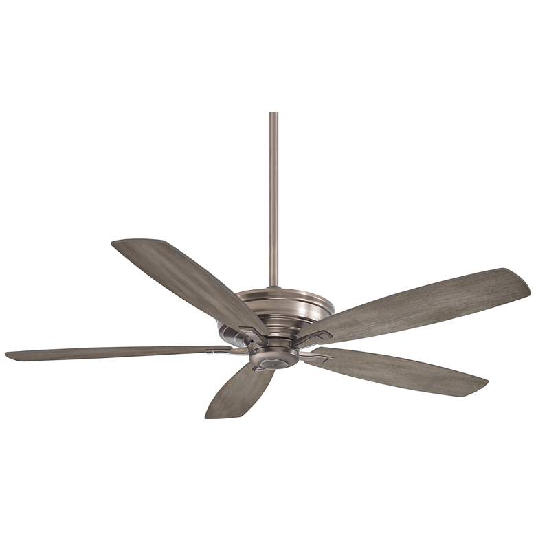 Image 2 60" Minka Aire Kafe XL Burnished Nickel Ceiling Fan with Remote