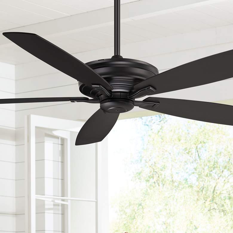Image 1 60 inch Minka Aire Kafe-XL Coal Ceiling Fan with Remote Control