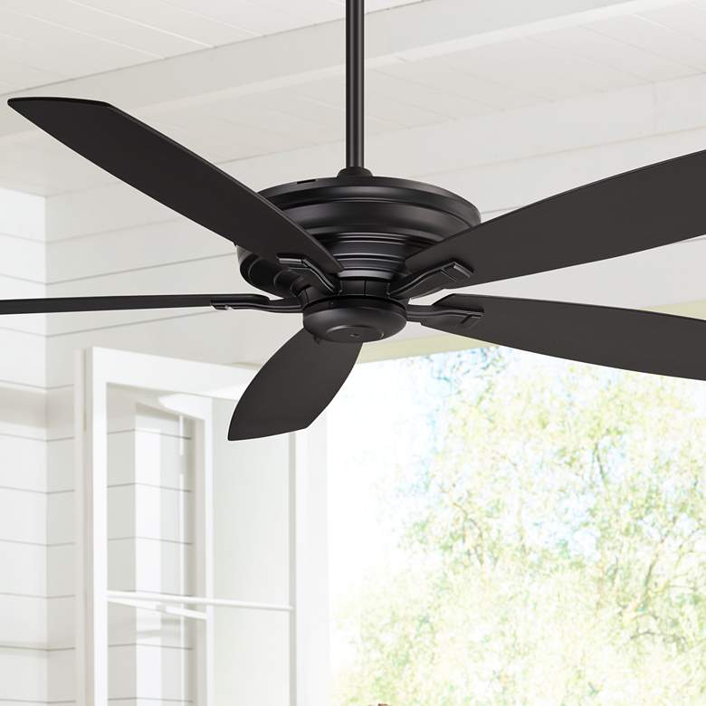 Image 1 60" Minka Aire Kafe-XL Coal Ceiling Fan with Remote Control