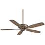 60" Minka Aire Kafe-XL Heirloom Bronze Ceiling Fan with Remote
