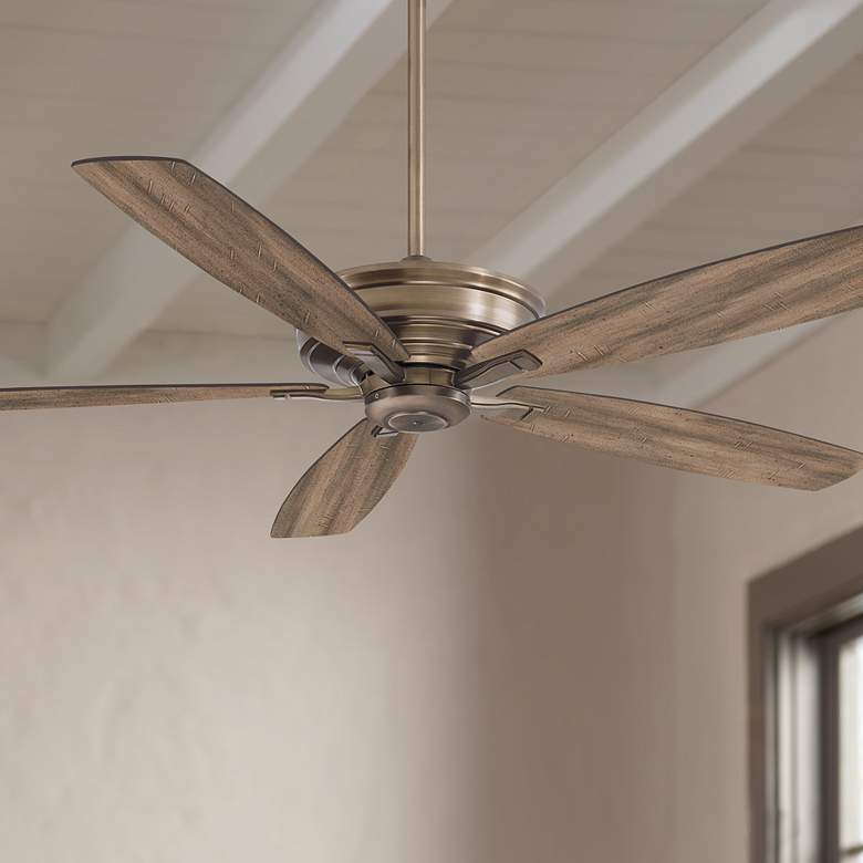 Image 1 60" Minka Aire Kafe-XL Heirloom Bronze Ceiling Fan with Remote
