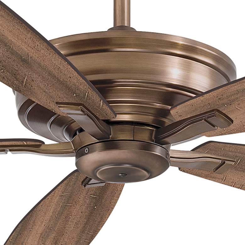 Image 3 60" Minka Aire Kafe-XL Heirloom Bronze Ceiling Fan with Remote more views