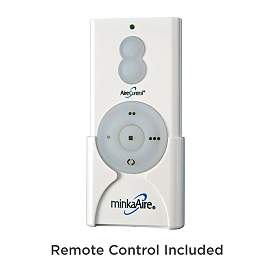 Image4 of 60" Minka Aire Kola XL White Ceiling Fan with Remote Control more views