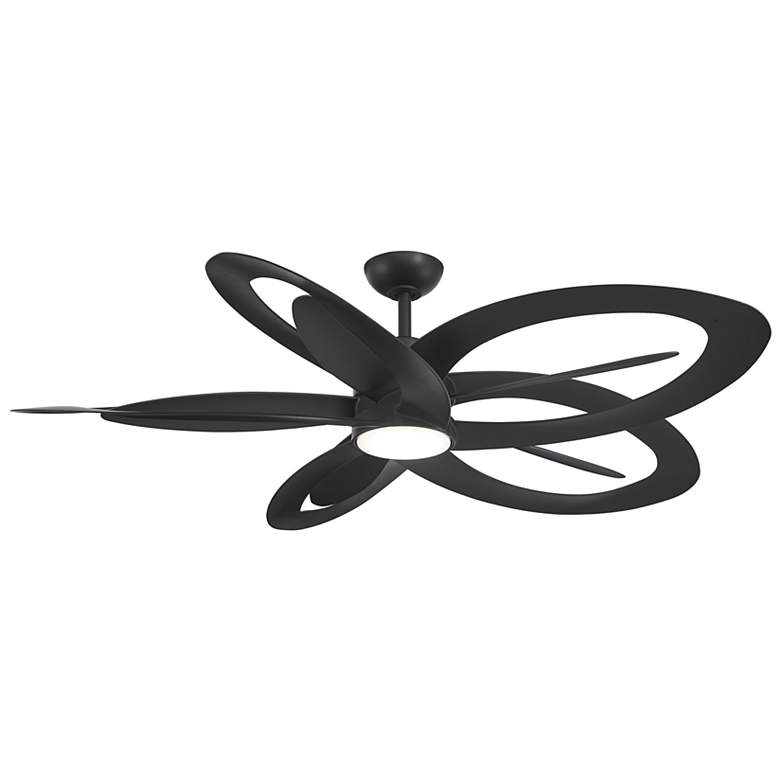 Image 3 60" Minka Aire Pinup Coal Indoor LED Ceiling Fan with Remote