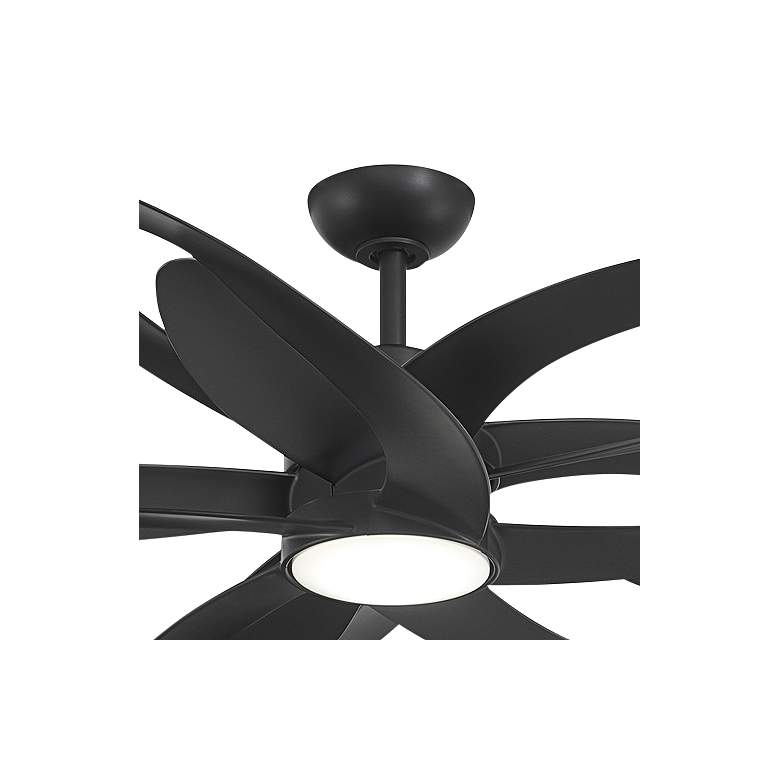 Image 4 60" Minka Aire Pinup Coal Indoor LED Ceiling Fan with Remote more views