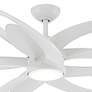 4_60" Minka Aire Pinup Flat White Indoor LED Ceiling Fan with Remote more views