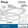 5_60" Minka Aire Pinup Flat White Indoor LED Ceiling Fan with Remote more views