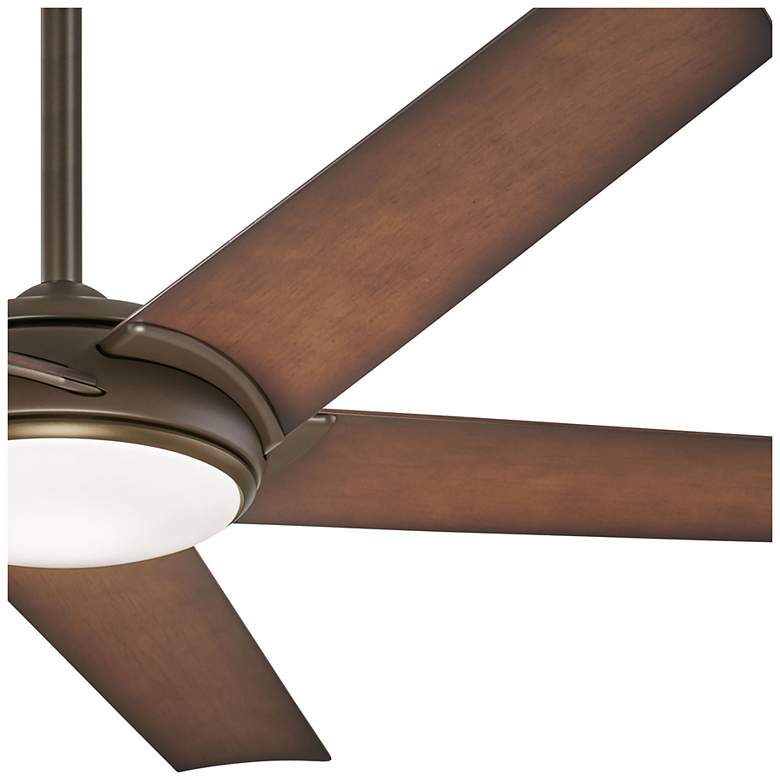 Image 3 60" Minka Aire Raptor Bronze Modern LED Ceiling Fan with Remote more views