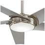 6_60" Minka Aire Raptor Brushed Nickel LED Indoor Fan with Remote more views
