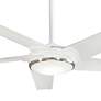 3_60" Minka Aire Raptor Flat White LED Ceiling Fan with Remote more views