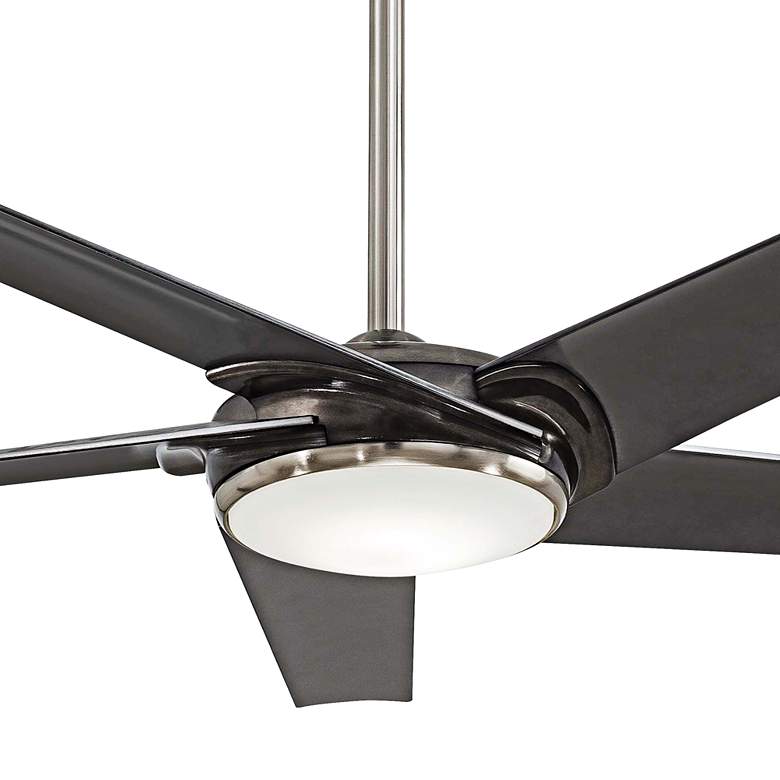 Image 3 60" Minka Aire Raptor Gun Metal LED Ceiling Fan with Remote more views
