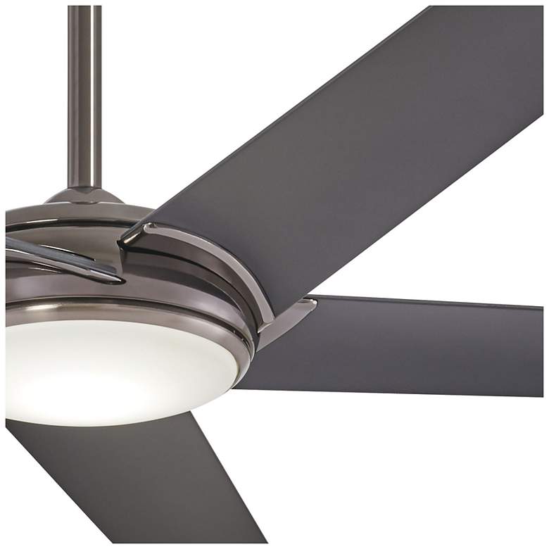 Image 5 60" Minka Aire Raptor Gun Metal LED Ceiling Fan with Remote more views