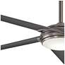 6_60" Minka Aire Raptor Gun Metal LED Ceiling Fan with Remote more views